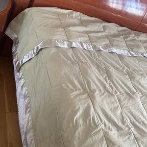 Vintage Reversible King size bed cover.
